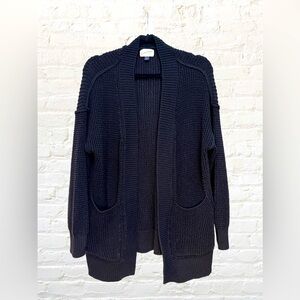 Black cardigan